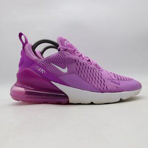 Nike Air Max 270 GS Youth 7 Women’s 8.5 Rush Fuchsia Purple Sneakers 943345-501